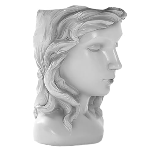 HIAKDOFT Resin Pflanztopf für Sukkulenten Kreativer Blumenkübel für Innenraumdekoration Vielseitiger Pflanzenbehälter für Schreibtisch und Garten von HIAKDOFT