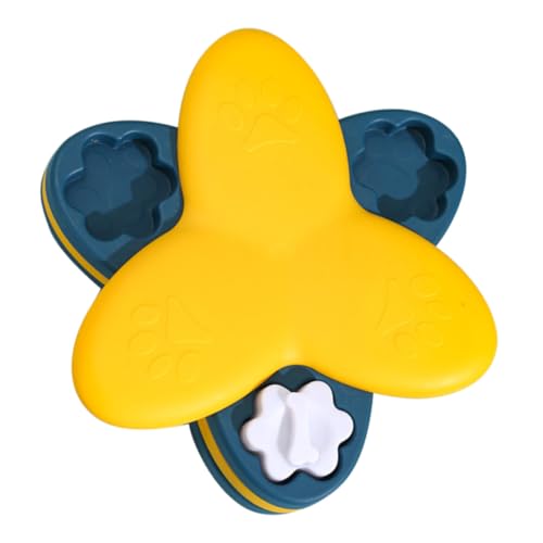 HIAKDOFT Rotierender Langsamer Futterspender für Hunde BPA Armes Rutschfestes Design für Langsames Fressen Geeignet für Kleine und Mittlere Hunde Interaktiver Futterautomat zur Vermeidung von HIAKDOFT