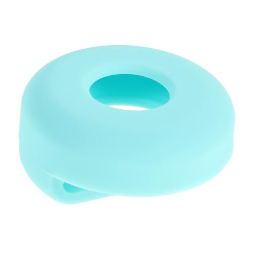 HIAKDOFT Schützender Silikon Collar Slide Halter für Haustiere Weich Komfortabel Anti Verlust Zubehör für Hunde Sicherer Schutz für Halsband Ortungsgerät Schutzhülle Mintgrün von HIAKDOFT