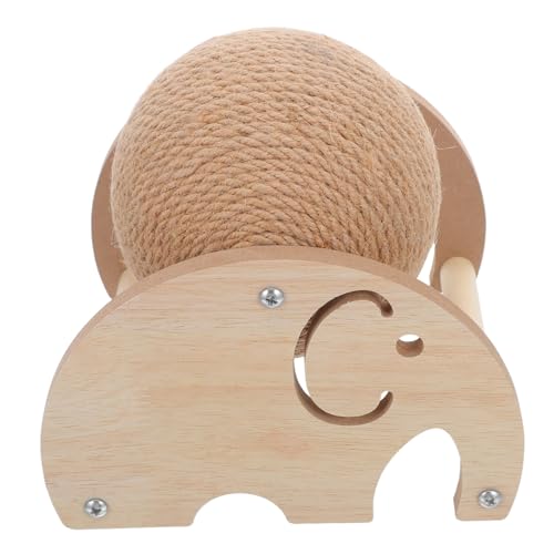 HIAKDOFT Sisal Katzenkratzball mit Stabilem Sockel Handgewickeltes Kratzspielzeug für Kätzchen und Kleine Haustiere Fördert Krallenpflege und Bewegung Rutschfestes Katzenspielzeug für HIAKDOFT Sisal Katzenkratzball mit Stabilem Sockel Handgewickeltes Kratzspielzeug für Kätzchen und Kleine Haustiere Fördert Krallenpflege und Bewegung Rutschfestes Katzenspielzeug für von HIAKDOFT