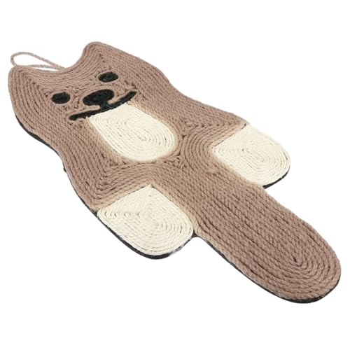 HIAKDOFT Sisal Kratzmatte für Katzen Langlebig Kratzfest Katzenspielzeug Schützendes Sisal Kratzbrett zum Aufhängen Möbel Schutz Kratzpolster für Katzenpflege und Möbelpflege von HIAKDOFT