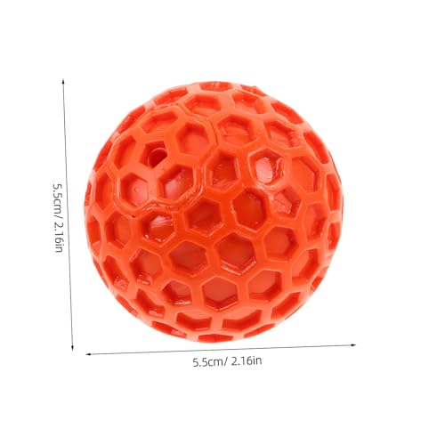 HIAKDOFT Squeaky Hundeball aus Weichem Gummi Langlebiges Kauspielzeug mit Honigwabenstruktur für Welpen und Kleine Rassen Hygienisch Glatt Leicht zu Reinigen für Drinnen und Draußen HIAKDOFT Squeaky Hundeball aus Weichem Gummi Langlebiges Kauspielzeug mit Honigwabenstruktur für Welpen und Kleine Rassen Hygienisch Glatt Leicht zu Reinigen für Drinnen und Draußen von HIAKDOFT