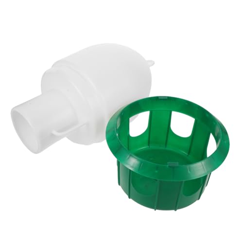 HIAKDOFT Taubentränke Kunststoff Wassertränke für Vögel Auslaufsicherer Trinkspender Weiß-grün Vielseitiger Wasserspender für Geflügel und Haustiere Leicht zu Reinigen und HIAKDOFT Taubentränke Kunststoff Wassertränke für Vögel Auslaufsicherer Trinkspender Weiß-grün Vielseitiger Wasserspender für Geflügel und Haustiere Leicht zu Reinigen und von HIAKDOFT