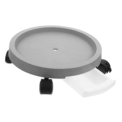 HIAKDOFT Topfständer Mit Rollen Räder Für Blumentöpfe Eingetopft Hanging Pflanzer Gießkanne Zimmerpflanzen Blumentöpfe Indoor Groß Anlage Rechteckige Pflanzentöpfe Topfplatte Korb Grey Pp von HIAKDOFT