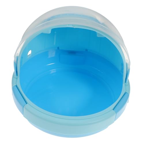 HIAKDOFT Tragbarer Hamsterkäfig Leicht Atmungsaktiv Kleiner Haustier reisekäfig für Hamster Mäuse Frettchen Geeignet Sicherer Kabinen tiertansport für Outdoor Ausflüge Camping von HIAKDOFT