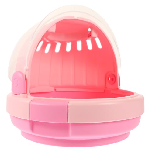 HIAKDOFT Tragbarer Hamsterkäfig mit Griff Transparentes Design Belüftet und Komfortabel für Zwerghamster Rennmäuse und Kleine Kleintiere Sicherer Reisekäfig für Ausflüge und Zuhause HIAKDOFT Tragbarer Hamsterkäfig mit Griff Transparentes Design Belüftet und Komfortabel für Zwerghamster Rennmäuse und Kleine Kleintiere Sicherer Reisekäfig für Ausflüge und Zuhause von HIAKDOFT