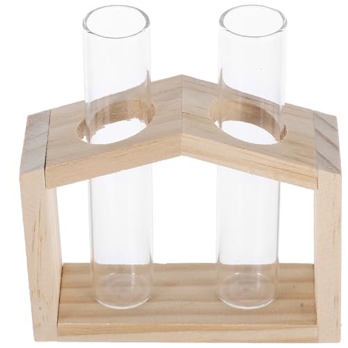 HIAKDOFT Transparente Glasvase für Hydroponik Stilvolle Teströhren Blumenvase für Schreibtisch Dekorativer Halter für Pflanzen Mini Vase für Zuhause und Büro Ästhetische Tischdekoration HIAKDOFT Transparente Glasvase für Hydroponik Stilvolle Teströhren Blumenvase für Schreibtisch Dekorativer Halter für Pflanzen Mini Vase für Zuhause und Büro Ästhetische Tischdekoration von HIAKDOFT