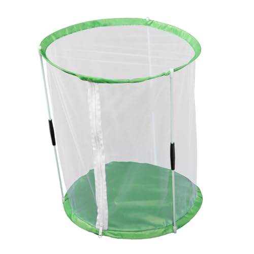HIAKDOFT Transparenter Zylindrischer Insektenkäfig mit Feinem Netz Atmungsaktiv und Robust für Garten und Labor zur Sicheren Beobachtung von Schmetterlingen und Insekten Leicht und Tragbar HIAKDOFT Transparenter Zylindrischer Insektenkäfig mit Feinem Netz Atmungsaktiv und Robust für Garten und Labor zur Sicheren Beobachtung von Schmetterlingen und Insekten Leicht und Tragbar von HIAKDOFT