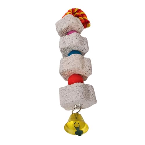 HIAKDOFT Vogel Kauspielzeug Molarstein Bunte Hängeperle Langlebiges Papageien Zubehör für Kleine bis Mittlere Wellensittiche und Nymphensittiche Spielerisch Zahnpflege Zufällige Farbe HIAKDOFT Vogel Kauspielzeug Molarstein Bunte Hängeperle Langlebiges Papageien Zubehör für Kleine bis Mittlere Wellensittiche und Nymphensittiche Spielerisch Zahnpflege Zufällige Farbe von HIAKDOFT
