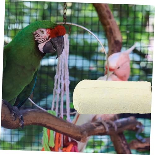 HIAKDOFT Vogel Kauspielzeug Molarstein Sitzstange Vogelkäfig Stand Verschleißfest Trainingsspielzeug für Papageien Wellensittiche Klettern und Nagen Spaß HIAKDOFT Vogel Kauspielzeug Molarstein Sitzstange Vogelkäfig Stand Verschleißfest Trainingsspielzeug für Papageien Wellensittiche Klettern und Nagen Spaß von HIAKDOFT