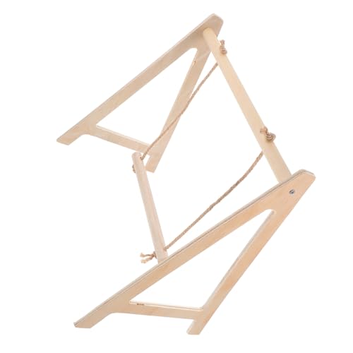 HIAKDOFT Vogelspielzeug Holz Schaukel mit Sandpapier Sitzstange Multifunktionales Papageienspielzeug zum Klettern Schaukeln Kauen Geeignet für Wellensittiche Kleine Vögel Dekoratives HIAKDOFT Vogelspielzeug Holz Schaukel mit Sandpapier Sitzstange Multifunktionales Papageienspielzeug zum Klettern Schaukeln Kauen Geeignet für Wellensittiche Kleine Vögel Dekoratives von HIAKDOFT