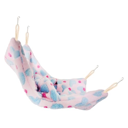 HIAKDOFT Warme Chinchilla Hängematte aus Hochwertigen Materialien Komfortables Hamsterbett mit Schadstofffreiem Plüsch Kratzfestes Atmungsaktives Schlafsack für Kleine Haustiere Wie HIAKDOFT Warme Chinchilla Hängematte aus Hochwertigen Materialien Komfortables Hamsterbett mit Schadstofffreiem Plüsch Kratzfestes Atmungsaktives Schlafsack für Kleine Haustiere Wie von HIAKDOFT