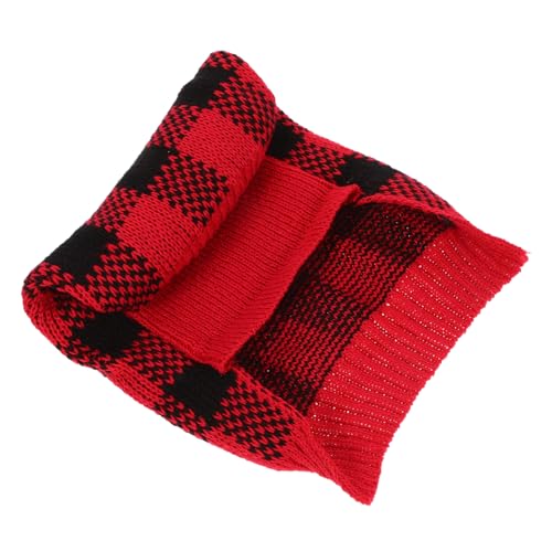 HIAKDOFT Weicher Warmer Hundepullover mit Kariertem Muster Atmungsaktivem Acrylmaterial und Rollkragen Elastisch und Bequem für Kleine bis Mittelgroße Hunde und Katzen Einfach Anzuziehen HIAKDOFT Weicher Warmer Hundepullover mit Kariertem Muster Atmungsaktivem Acrylmaterial und Rollkragen Elastisch und Bequem für Kleine bis Mittelgroße Hunde und Katzen Einfach Anzuziehen von HIAKDOFT