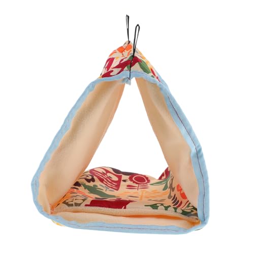 HIAKDOFT Winter Warmes Dickes Vogelnest Hängematte für Papageien und Wellensittiche Großes Wetterfestes Vogelhaus mit Weichem Kissen Dreieckige Schlafstätte für Käfig und Garten HIAKDOFT Winter Warmes Dickes Vogelnest Hängematte für Papageien und Wellensittiche Großes Wetterfestes Vogelhaus mit Weichem Kissen Dreieckige Schlafstätte für Käfig und Garten von HIAKDOFT