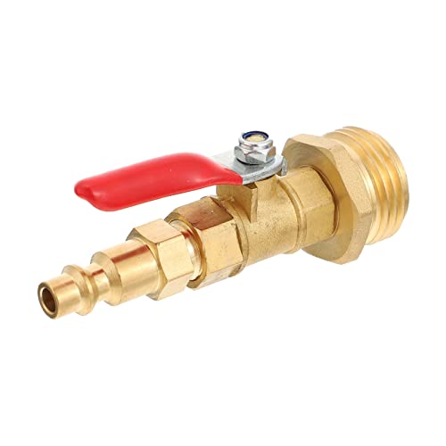 HIAKDOFT Winterfester Ausblasadapter Messing für Sprinklersysteme und Gartenschläuche Hochzuverlässige Schnellkupplung zur Winterfestmachung für Wohnmobile und Außeninstallationen HIAKDOFT Winterfester Ausblasadapter Messing für Sprinklersysteme und Gartenschläuche Hochzuverlässige Schnellkupplung zur Winterfestmachung für Wohnmobile und Außeninstallationen von HIAKDOFT