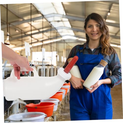 HIAKDOFT und Kuh Nuckelflasche mit Sauger Langlebig und Bruchsicher Ergonomischer Griff für Einfache Handhabung Effizient für Neugeborene Nutztiere und Landwirtschaftliche Fütterung HIAKDOFT und Kuh Nuckelflasche mit Sauger Langlebig und Bruchsicher Ergonomischer Griff für Einfache Handhabung Effizient für Neugeborene Nutztiere und Landwirtschaftliche Fütterung von HIAKDOFT