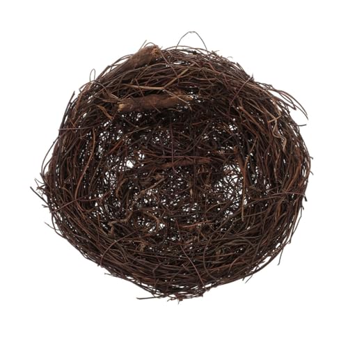 Vogel Nest Dekoration aus Rattan Hängendes für Stilvolle Wohnräume Schlafzimmer Esszimmer und Einzigartiger für Frühlings und Ostern Dekoration von HIAKDOFT