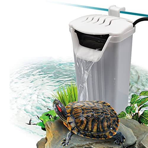 HIERYAN Turtle Filter, Filter Turtle Filter Submersible Low Water Level Waterfall Filter Turtle Tank Aquarium Filter, 280L/H (74 GPH), Suitable for 3-20 Gallon von HIERYAN