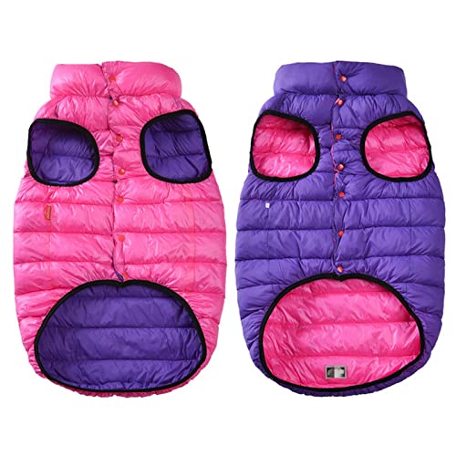 HIHELO Hundekleidung für große Hunde, Winter, warm, groß, wasserdicht, wendbar, Bulldogge, Golden Retriever, Labrador-Kleidung, Farbe 3, S HIHELO Hundekleidung für große Hunde, Winter, warm, groß, wasserdicht, wendbar, Bulldogge, Golden Retriever, Labrador-Kleidung, Farbe 3, S von HIHELO