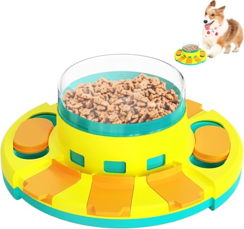 HIKENRI Hundespielzeug Intelligenz,Intelligenzspielzeug für Hunde,Puzzle-Spielzeug,langlebig,interaktives Hundespielzeug für langsames Fresse,intelligenzspielzeug,Leckerli Spender von HIKENRI