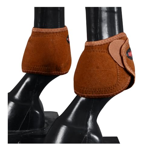 HILASON Kleine Westernpferde-Beinschutz, kein Umdrehen, Glockenstiefel, 1 Paar Braun HILASON Kleine Westernpferde-Beinschutz, kein Umdrehen, Glockenstiefel, 1 Paar Braun von HILASON
