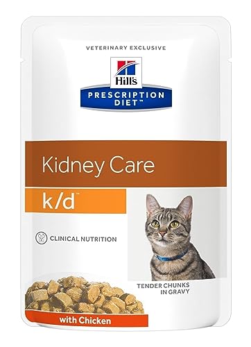 Hill 's Prescription Diet Feline k/d Tender Chunks in Soße mit Huhn 12 x 85 g von HILL'S PRESCRIPTION DIET