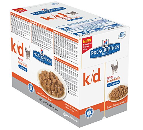 Hill's Hpd Feline K / D Lachs Pouch Umschläge 12 X 85 Gr von HILL'S PRESCRIPTION DIET