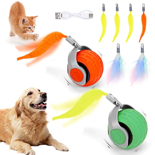 HIMS 2Pcs Speedy Tail 3.0, 2025 Neuer Aufgerüstet 300 mAh König des Interaktiven Katzenspielzeug Balls, Interaktiver Spielball für Katzen, lindert Ängste HIMS 2Pcs Speedy Tail 3.0, 2025 Neuer Aufgerüstet 300 mAh König des Interaktiven Katzenspielzeug Balls, Interaktiver Spielball für Katzen, lindert Ängste von HIMS