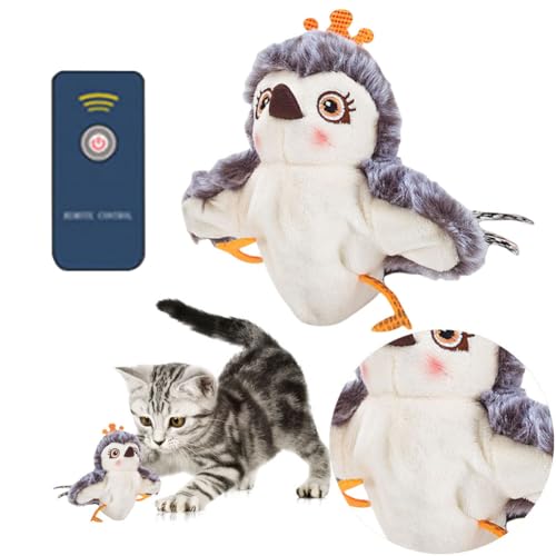 HIMS Interaktives Plüsch Katzenspielzeug Eule Elektrisches Katzenspielzeug Eule Interaktives Katzenspielzeug mit Fernsteuerung, 3 Vibrationsmodi und lebensechte Tiergeräusche, Eulen HIMS Interaktives Plüsch Katzenspielzeug Eule Elektrisches Katzenspielzeug Eule Interaktives Katzenspielzeug mit Fernsteuerung, 3 Vibrationsmodi und lebensechte Tiergeräusche, Eulen von HIMS