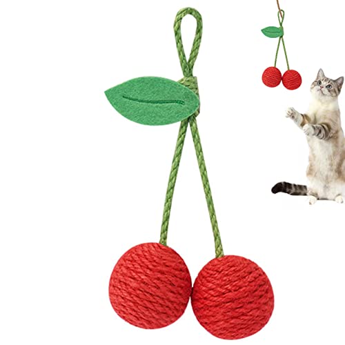 HINAA Ballspielzeug für Katzen - Pet Sisal Ball Kratzball Kauspielzeug | Benutzerfreundliches Kauspielzeug für Haustiere, interaktives Spielzeug, Biss- und verschleißfest, für Erwachsene und Kätzchen von HINAA