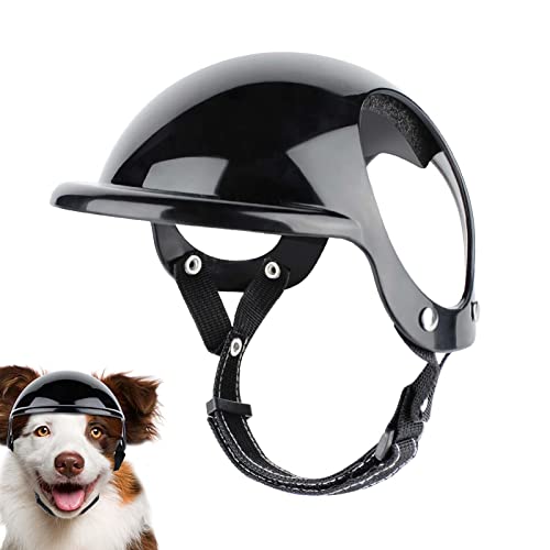 HINAA Hundehelme, Hunde-Fahrrad-Helme – kleine Haustier-Hundehelme mit Ohrloch, Motorrad-Hundehelme, Multisport-Hundehut, Outdoor-Fahrrad für Hunde von HINAA