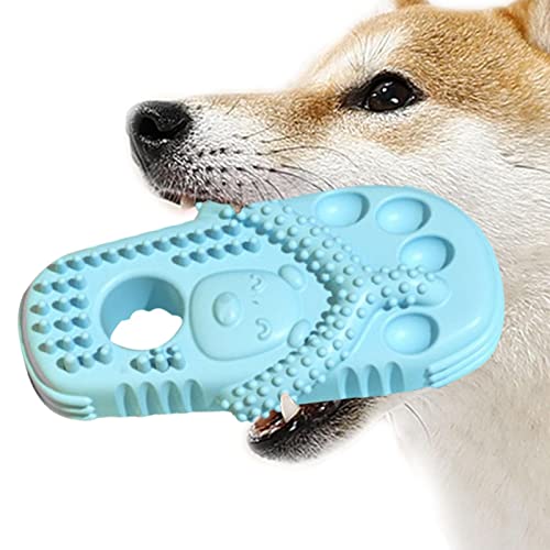HINAA Hundespielzeug in Pantoffelform zum Zahnen, Unzerstörbares Hundespielzeug für Aggressive Kauer Zahnreinigung, Neuartiges interaktives Hundespielzeug für Langeweile, Zahnputz-Hundegeschenke von HINAA