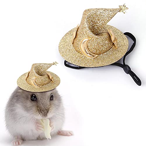 HINAA Hut für kleine Tiere, verstellbarer Riemen, Weihnachtsmützen für Chinchillas, Frettchen, Kaninchen, dekorative Hüte für Schlange, Hamster, Eidechse, Meerschweinchen von HINAA