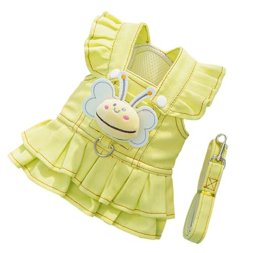 Bequemes NoPull Hundegeschirr, Röckchen, helle Farben, Brustweste für kleine Rassen, tägliches Spazierengehen, Reisen, Outdoor-Aktivitäten, Hundegeschirr von HINAYOSAN