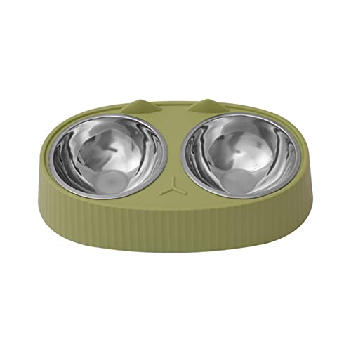 Doppel Hundenapf Haustier Futterstation Edelstahl Wasser und Futternäpfe mit Ständer für Katzen Welpen Kleine Hunde Doppel Hundenapf Haustier Futterstation Edelstahl Wasser und Futternäpfe mit Ständer für Katzen Welpen Kleine Hunde von HINAYOSAN