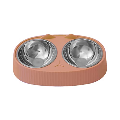 Doppel Hundenapf Haustier Futterstation Edelstahl Wasser und Futternäpfe mit Ständer für Katzen Welpen Kleine Hunde Doppel Hundenapf Haustier Futterstation Edelstahl Wasser und Futternäpfe mit Ständer für Katzen Welpen Kleine Hunde von HINAYOSAN