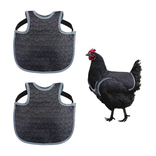 HINAYOSAN 2 Stück Vogel Schutzkleidung Bauernhof Huhn Rückenprotektor 2-teilige wasserdichte Hühner-Sattelschürze für Geflügelzucht HINAYOSAN 2 Stück Vogel Schutzkleidung Bauernhof Huhn Rückenprotektor 2-teilige wasserdichte Hühner-Sattelschürze für Geflügelzucht von HINAYOSAN