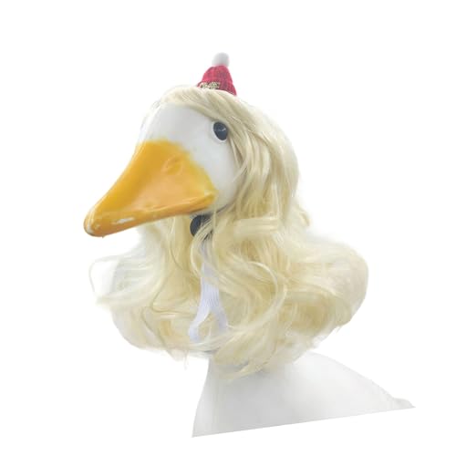 HINAYOSAN Kopfschmuck für blondes Hund, lockiges Frisuren-Outfit für saisonale Shows, Bühnenveranstaltungen, Stoffdesign, lustiges Haustier-Party-Zubehör HINAYOSAN Kopfschmuck für blondes Hund, lockiges Frisuren-Outfit für saisonale Shows, Bühnenveranstaltungen, Stoffdesign, lustiges Haustier-Party-Zubehör von HINAYOSAN