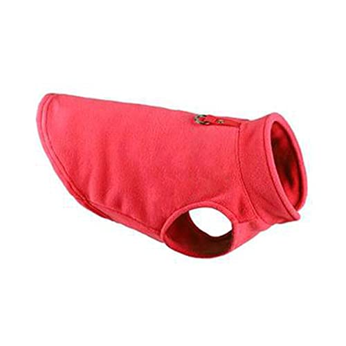 Hundepullover für den Winter, für kleine Hunde, warmer Pullover, Mantel, Outfit für Katzen, weiche Fleece-Jacken für ärmellose Ärmel mit Geschirr von HINAYOSAN