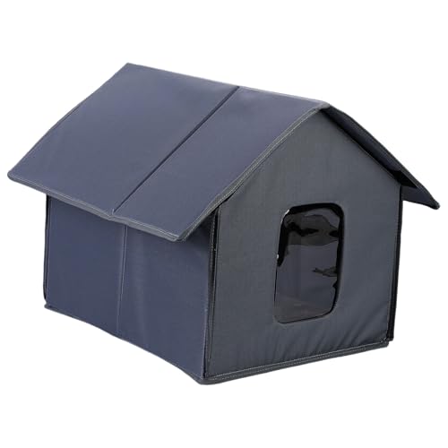 Isoliertes Katzenhaus für den Außenbereich, einfache Montage, Design für Winterbett, Zelt, Katzen und kleine Haustiere, warmes Haus, wetterfester Haustierunterstand Isoliertes Katzenhaus für den Außenbereich, einfache Montage, Design für Winterbett, Zelt, Katzen und kleine Haustiere, warmes Haus, wetterfester Haustierunterstand von HINAYOSAN