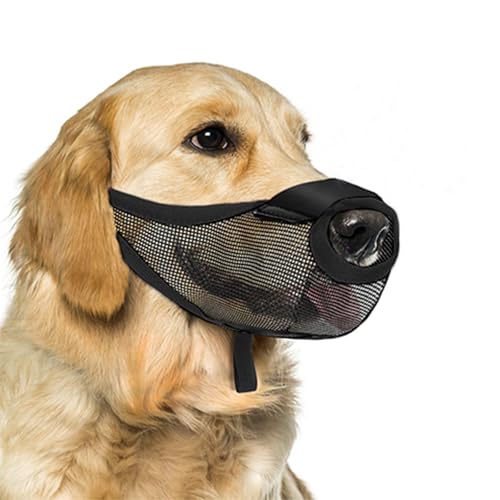Maulkorb für Hunde mit verstellbarem Gürtel für Schnauzenschutz, überfüllter öffentlicher Raum, Biteprevent Haustiergesicht für Spaziergänge im Freien Maulkorb für Hunde mit verstellbarem Gürtel für Schnauzenschutz, überfüllter öffentlicher Raum, Biteprevent Haustiergesicht für Spaziergänge im Freien von HINAYOSAN
