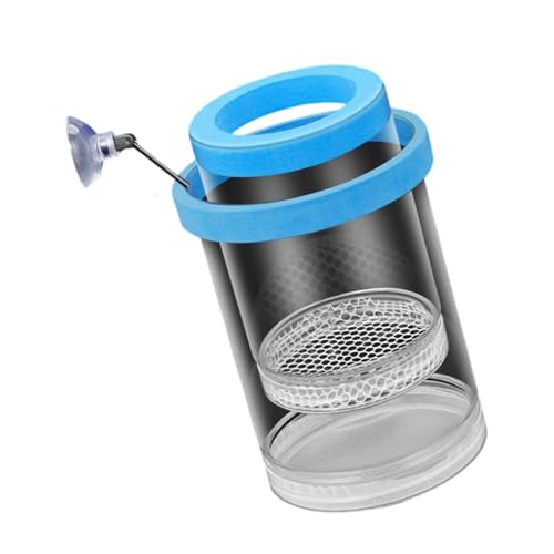 Schwimmende Fischzuchtbox, Netz-Design, sichere Fisch-Lebensraum-Isolationsbehälter für Braten und Garnelen, einfache Einrichtung, kompakt für Aquarien, Zuchtbehälter für Bruttiere Schwimmende Fischzuchtbox, Netz-Design, sichere Fisch-Lebensraum-Isolationsbehälter für Braten und Garnelen, einfache Einrichtung, kompakt für Aquarien, Zuchtbehälter für Bruttiere von HINAYOSAN