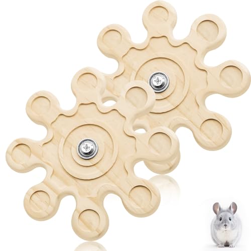 HINGTAI 2 Stück Kauspielzeug für Chinchillas, Meerschweinchen, Hamster, Kaninchen, Käfig, Kauzubehör, rotierendes Schleifspielzeug aus natürlichem,interaktiv,Zähne kauen Zubehör,15 cm Durchmesser HINGTAI 2 Stück Kauspielzeug für Chinchillas, Meerschweinchen, Hamster, Kaninchen, Käfig, Kauzubehör, rotierendes Schleifspielzeug aus natürlichem,interaktiv,Zähne kauen Zubehör,15 cm Durchmesser von HINGTAI