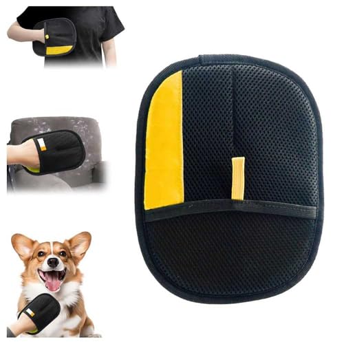 HINNVCL Tierhaarentfernungshandschuh für Katzen und Hunde, effiziente Fellpflege-Handschuhe für Tierhaare, Katzenpflege-Handschuhe zur Haarentfernung, wiederverwendbarer Katzen- und Hundehaarentferner HINNVCL Tierhaarentfernungshandschuh für Katzen und Hunde, effiziente Fellpflege-Handschuhe für Tierhaare, Katzenpflege-Handschuhe zur Haarentfernung, wiederverwendbarer Katzen- und Hundehaarentferner von HINNVCL