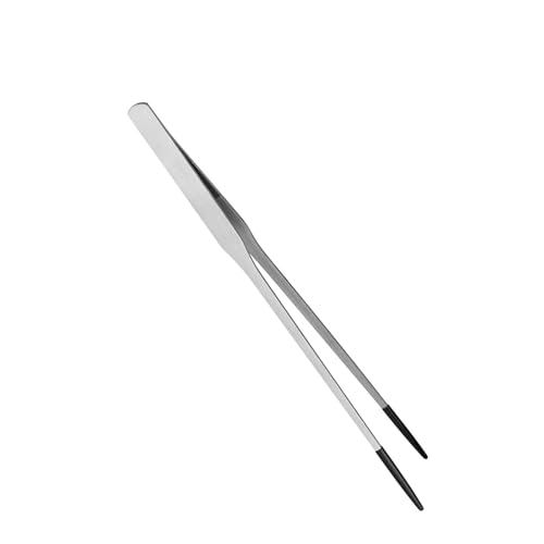 HIOPOIUYT Edelstahl Klemmreptilien Fütterungsklemme Mit Schwarz Beschichteter Spitze Für Sicheres Gerade/gekrümmte Aquarien Clip Feeding Tool von HIOPOIUYT