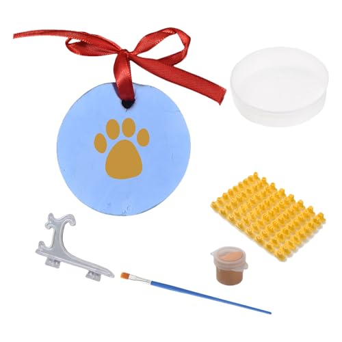 HIOPOIUYT Hundepfoten Print Keepsakes Set 2 Pack Ton Ornament Für Haustier Umfassen Displayständer Und Anpassungswerkzeuge Katzen Pawprints Impressionen HIOPOIUYT Hundepfoten Print Keepsakes Set 2 Pack Ton Ornament Für Haustier Umfassen Displayständer Und Anpassungswerkzeuge Katzen Pawprints Impressionen von HIOPOIUYT