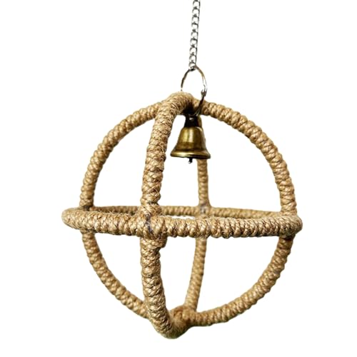 HIOPOIUYT Vogelspielzeug für Papageien, hohler Ball, Vögel, Backenzähne kaubar, bunt, Papageienspielzeug, langweiliges Spielzeug HIOPOIUYT Vogelspielzeug für Papageien, hohler Ball, Vögel, Backenzähne kaubar, bunt, Papageienspielzeug, langweiliges Spielzeug von HIOPOIUYT