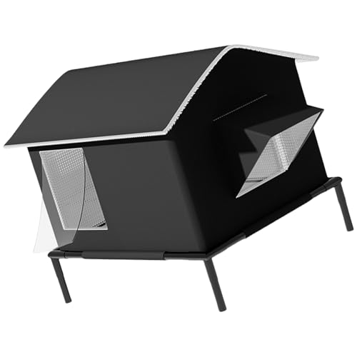 HIOPOIUYT Wetterfestes Outdoor-Haus, erhöht, isoliert, für den Winter, kühlendes Haus HIOPOIUYT Wetterfestes Outdoor-Haus, erhöht, isoliert, für den Winter, kühlendes Haus von HIOPOIUYT