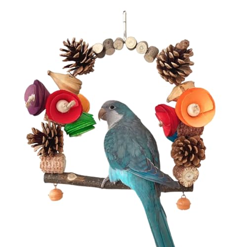 Lovebirds Papageien Spielzeug Wellensittiche Käfig Ständer Schaukel Käfig Dekorationen Spielzeug Schaukel Spielzeug für Haustier Vogel Sittiche Nymphensittiche Lovebirds Papageien Spielzeug Wellensittiche Käfig Ständer Schaukel Käfig Dekorationen Spielzeug Schaukel Spielzeug für Haustier Vogel Sittiche Nymphensittiche von HIOPOIUYT