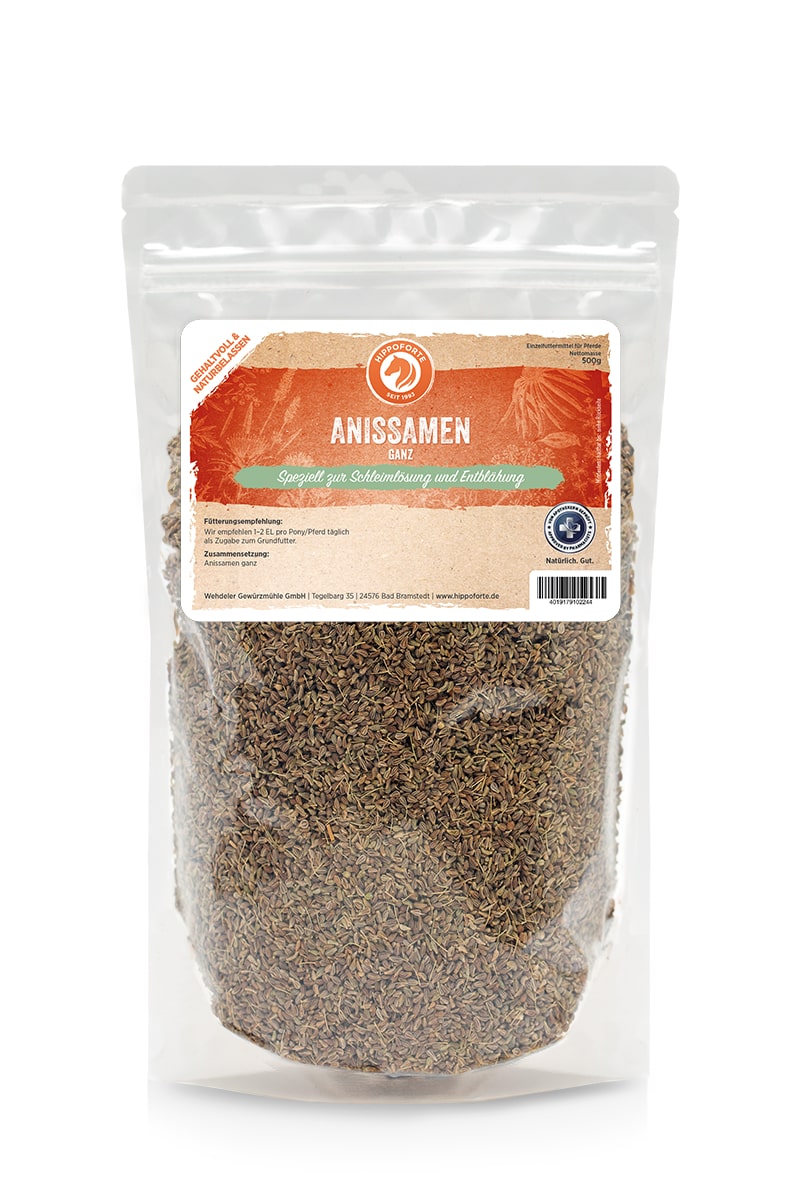 Hippoforte Anissamen ganz 0,5 kg Naturbelassene Ergänzung für die Verdauung Hippoforte Anissamen ganz 0,5 kg Naturbelassene Ergänzung für die Verdauung von HIPPOFORTE